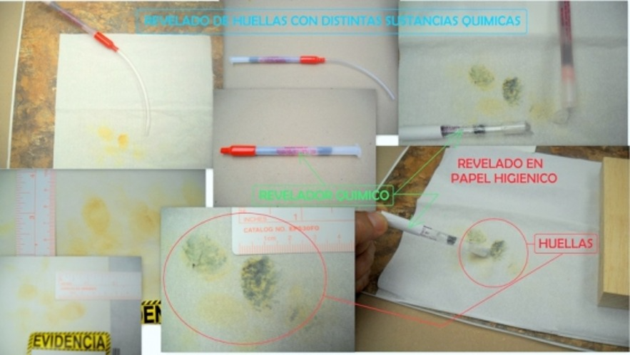 Revelado de huellas dactilares